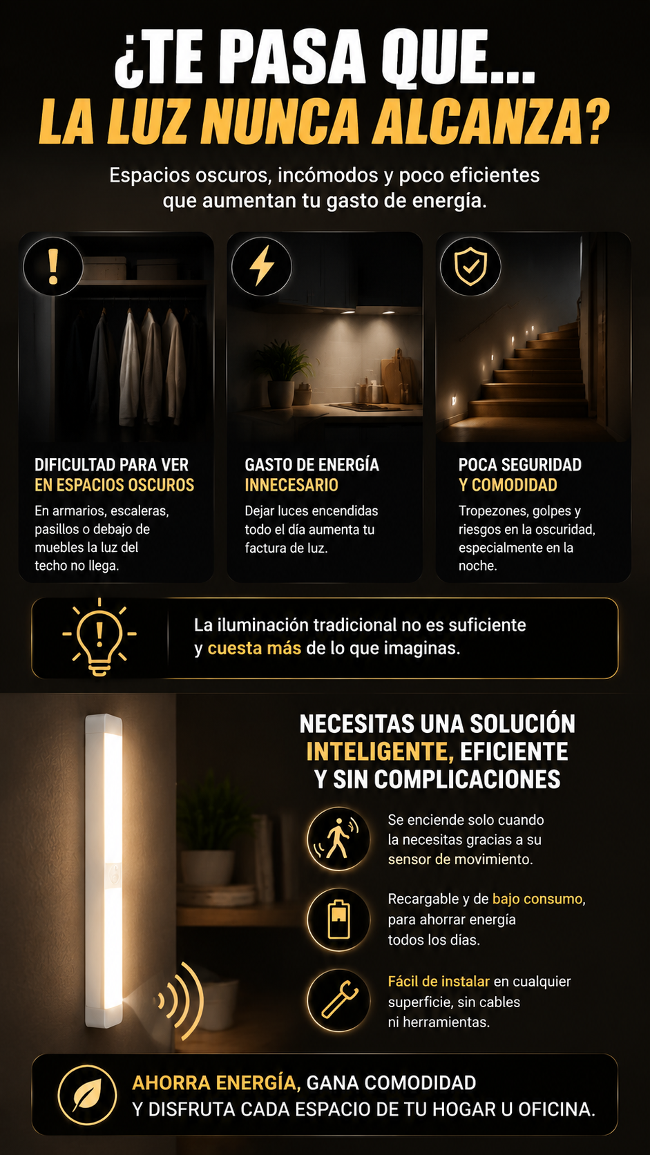 Cada paso merece la luz perfecta con LumiSense LED ¡POR TAN SOLO $59.990 COMPRANDO YA!