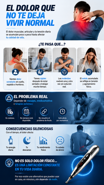 Olvida el dolor y Recupera tu vida con AcuPulse Pro 9X ¡POR TAN SOLO $74.990 COMPRANDO YA!