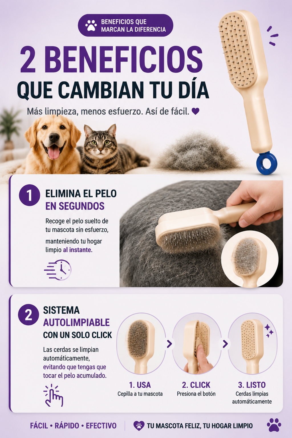 Menos tiempo limpiando, más tiempo brillando con HairFresh ¡POR TAN SOLO $44.990 COMPRANDO YA!