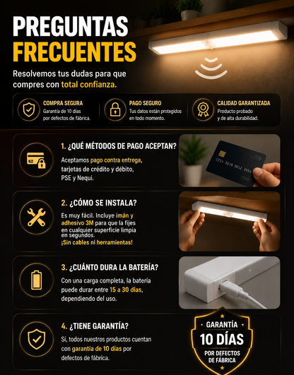 Cada paso merece la luz perfecta con LumiSense LED ¡POR TAN SOLO $59.990 COMPRANDO YA!