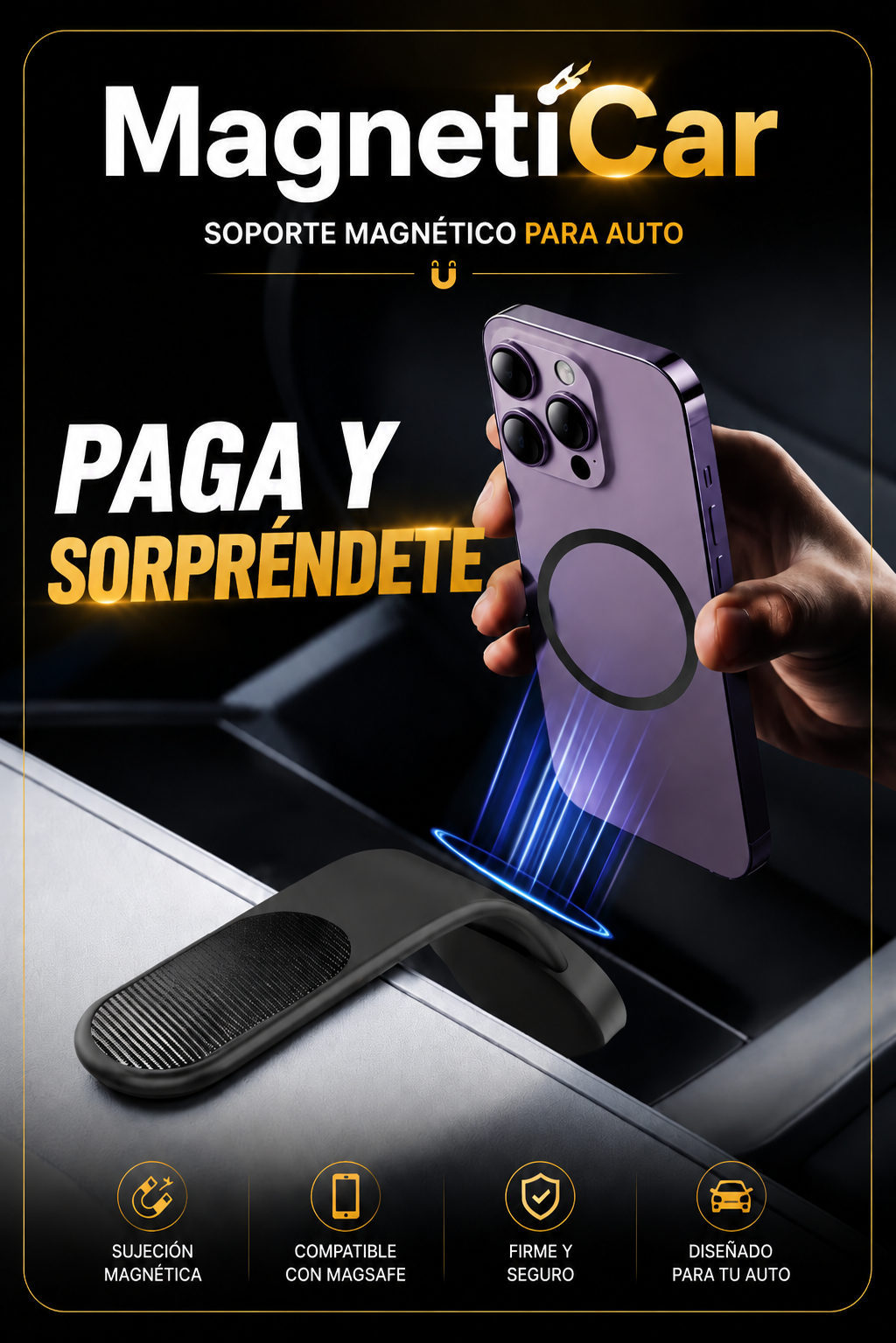 Maneja tranquilo, MagnetiCar se encarga del resto ¡POR TAN SOLO $54.990 COMPRA YA!