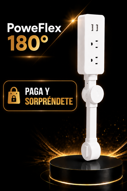 Olvídate de los enchufes incómodos con el PowerFlex 180° ¡POR TAN SOLO $119.990 COMPRANDO YA!