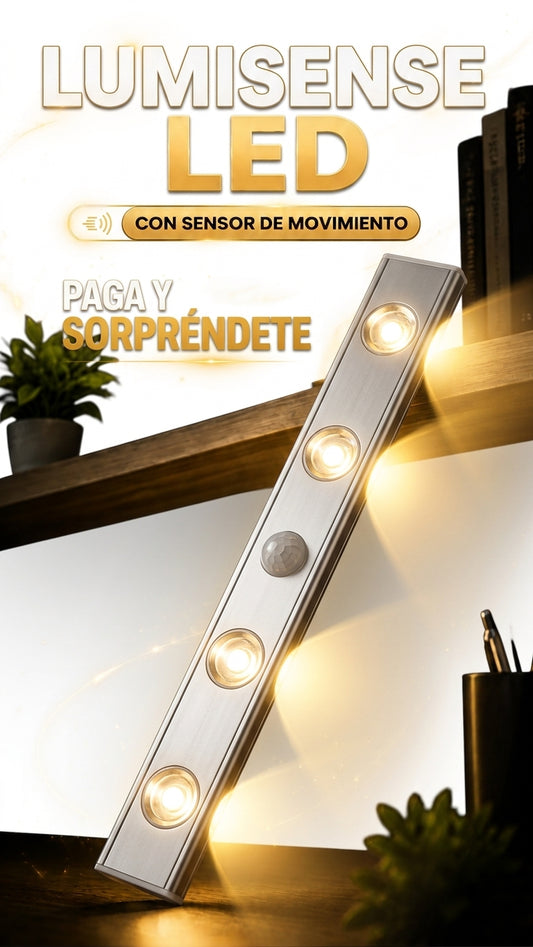Lámpara led con sensor de movimiento - Ilumina automáticamente cada paso que das